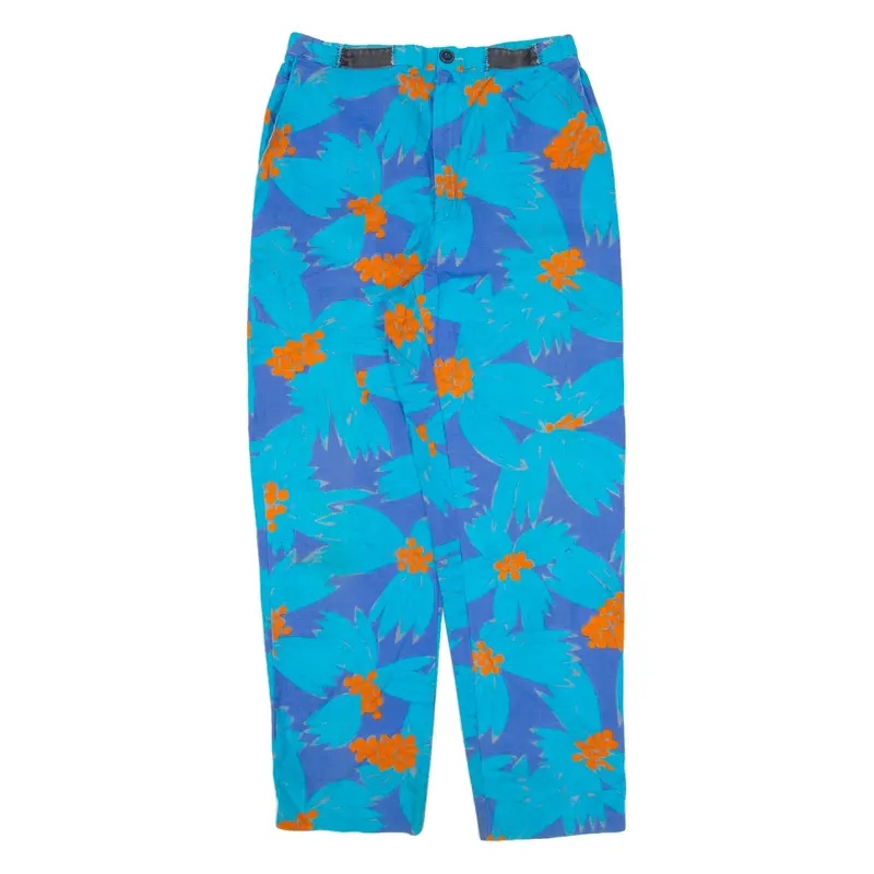 PHILLY Womens Trousers Blue Regular Straight W28 L28