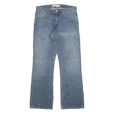LEVI'S 527 LOW Jeans Mens Blue Regular Bootcut Stone Wash W33 L32