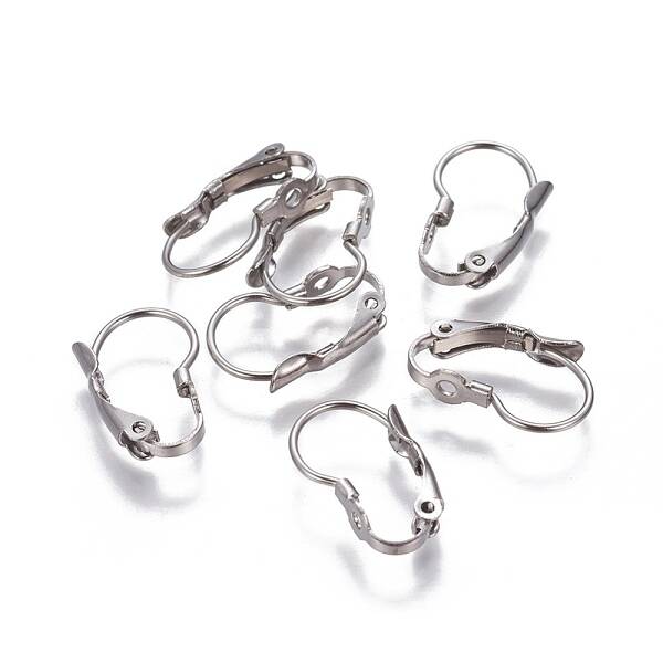 Tarnish Resistant 304 Stainless Steel Leverback Earrings Findings