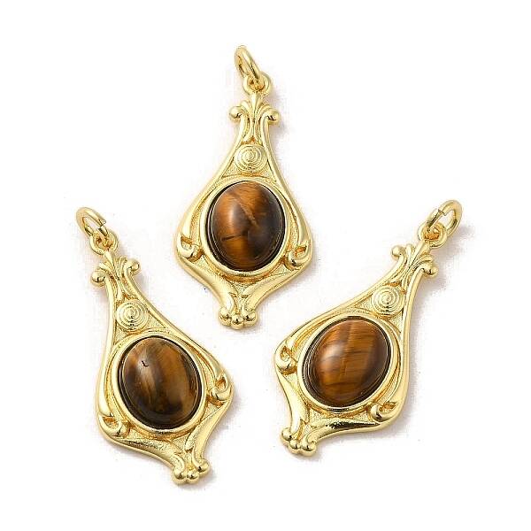 Natural Tiger Eye Pendants