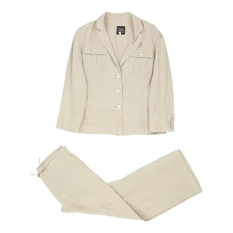Krizia Jeans Co-Ord - Medium Beige Linen