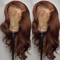 Body Wave Chocolate Brown Lace Front Human Hair Wigs For Women 13x4 13x6 Hd Lace Frontal Wig Brazilian Human Hair Wig Ready T...