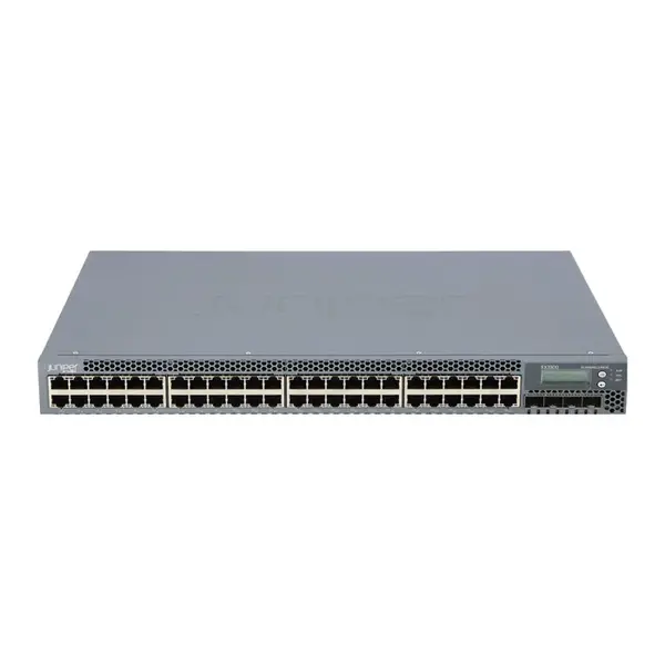 Juniper EX3300-48T-BF | EX3300 Series EX3300-48T 48 x RJ-45 Ports 10/100/1000Base-T Layer 3 Managed 1U Rack-mountable Stackab...