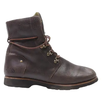 THE NORTH FACE Lace-Up Boots Brown Leather Womens UK 5.5