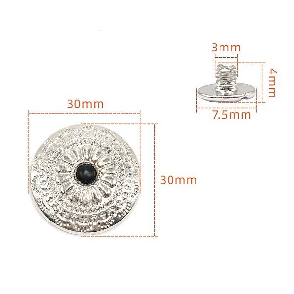 Alloy Decorative Buttons