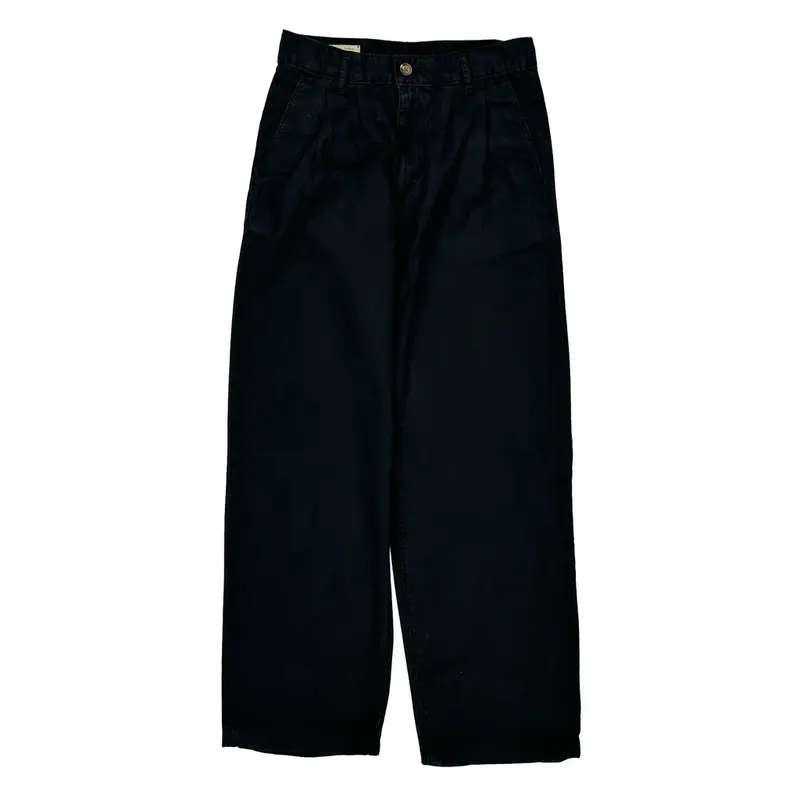 Levis Trousers - 27W UK 8 Black Cotton