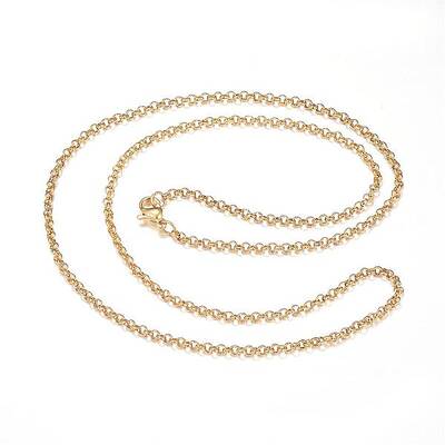 304 Stainless Steel Cable Chain Necklaces