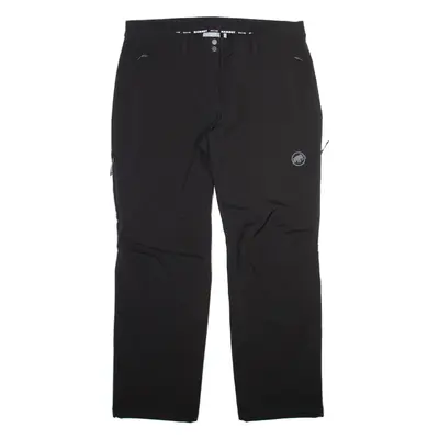 MAMMUT Outdoor Womens Trousers Black Regular Bootcut W38 L31