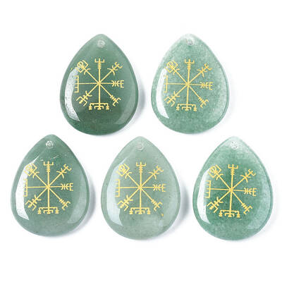 Natural Green Aventurine Pendants