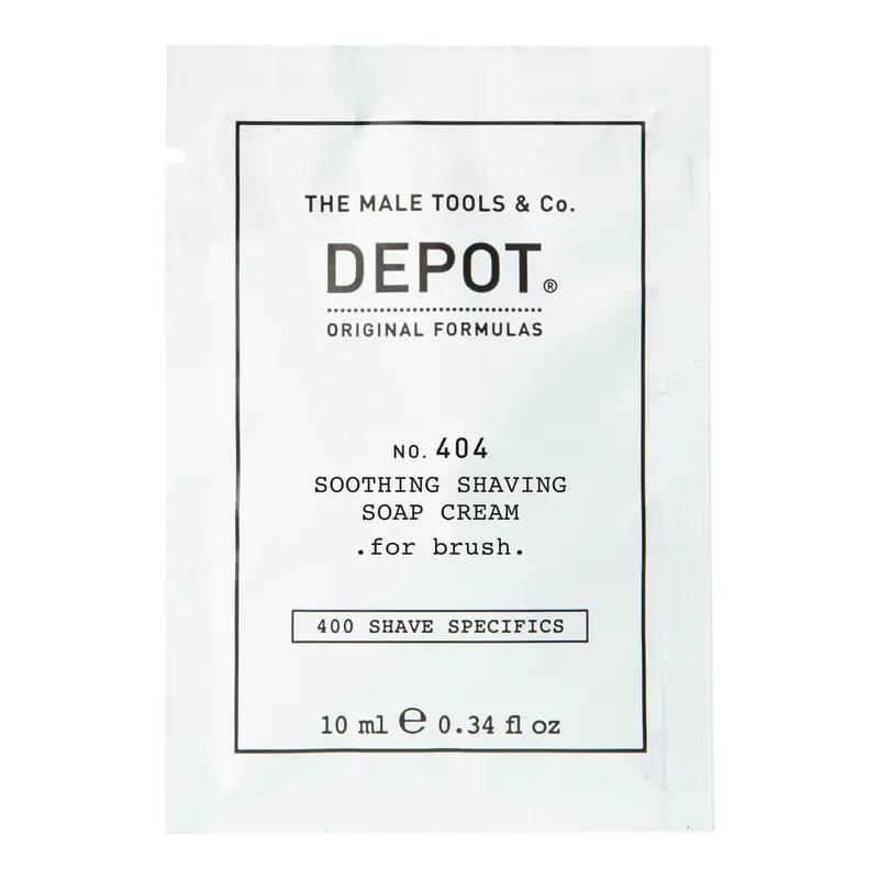 Depot, 400 Shaving Specifications No. 404 , Allantoin, Soothing, Shaving Cream, 10 ml