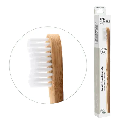 Humble Brush Adult - white, soft bristles