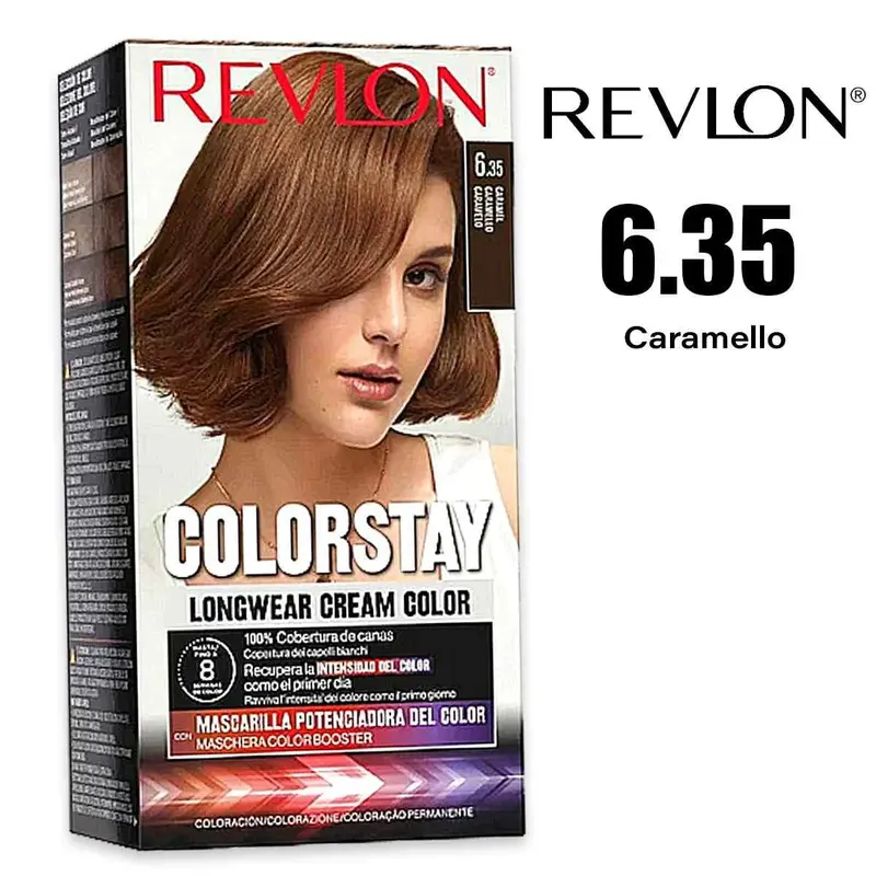 Revlon Colorstay Tinta permanente per capelli 6.35 Caramello 165 ml