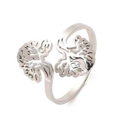 Non-Tarnish 304 Stainless Steel Open Cuff Rings