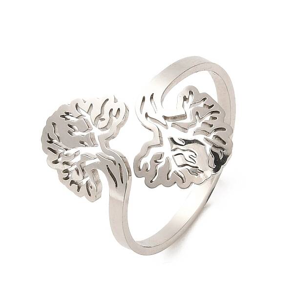 Non-Tarnish 304 Stainless Steel Open Cuff Rings