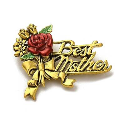 Mother's Day Tibetan Style Enamel Pins