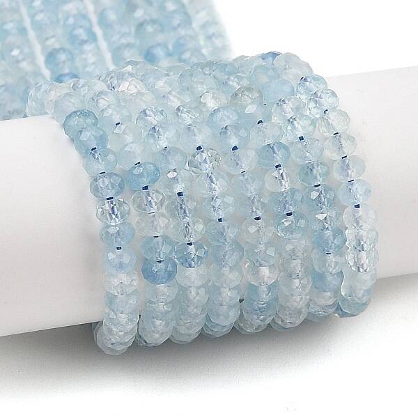 Natural Aquamarine Beads Strands