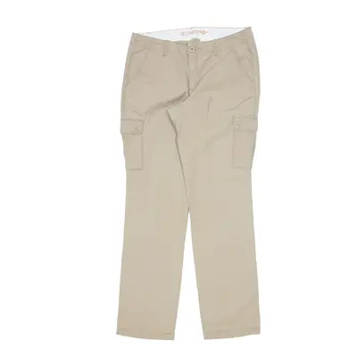 DOCKERS Cargo Trousers Beige Regular Tapered Womens W30 L32