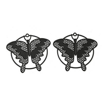 Spray Printed 430 Stainless Steel Pendants