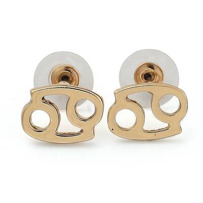12 Constellation/Zodiac Sign Alloy Stud Earrings