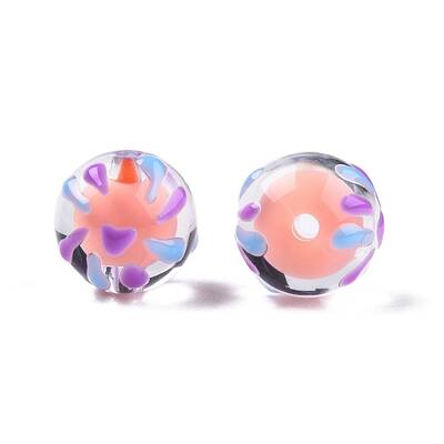 Transparent Acrylic Enamel Beads