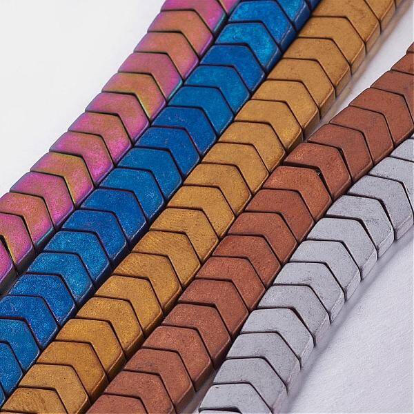 Electroplate Non-magnetic Synthetic Hematite Bead Strands