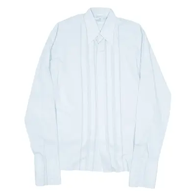 STERNA Shirt Blue Striped Long Sleeve Mens M