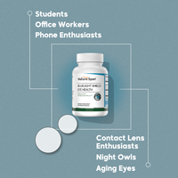 Lutein eye health supplement, prevents blue light, protects eye and vision health, relieves fatigue, 90 capsules Edible Fitne...