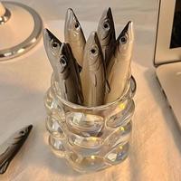 Creative Fish Shaped Ballpoint Pen, 3 Counts/set Cute Fish Design Ballpoint Pen, Writing Pen for Office School Student, Offic...