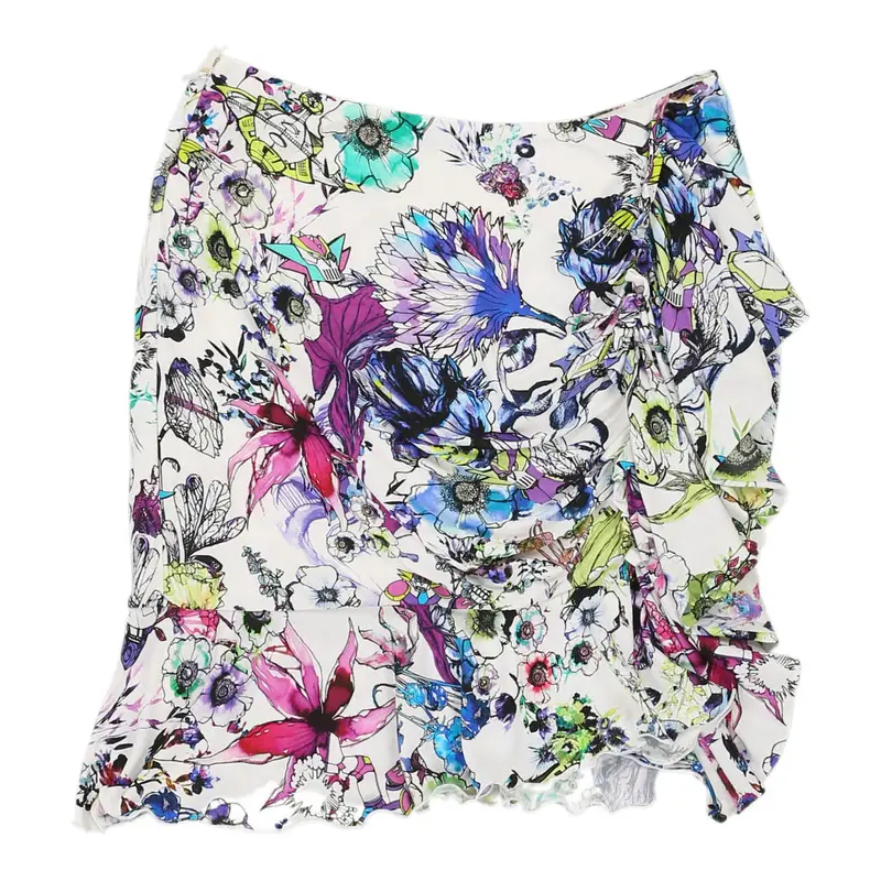 Roberto Cavalli Long Sleeve Top - Small Multicoloured Polyester | Size: small