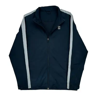 Age 15 Nike Track Jacket - Large Navy Polyester | Size: large