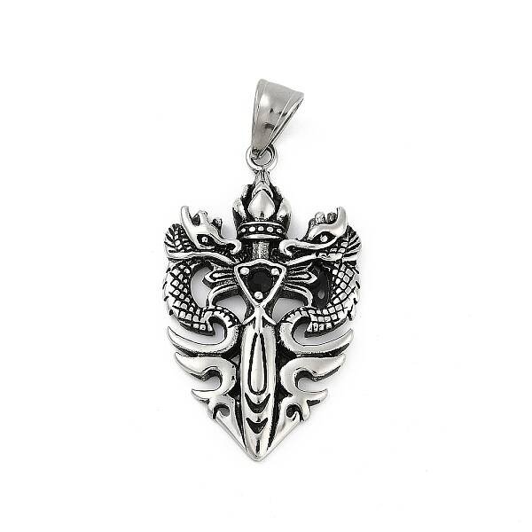 304 Stainless Steel Big Pendants
