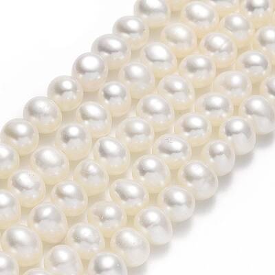 Natural Cultured Freshwater Pearl Beads Strands