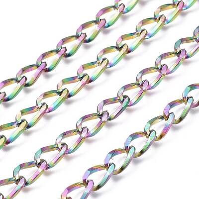 Ion Plating(IP) 304 Stainless Steel Twisted Chains