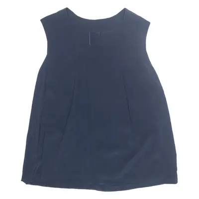 Womens Top Blue Sleeveless L