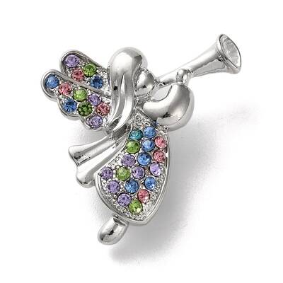 Cartoon Platinum Zinc Alloy Enamel Pin