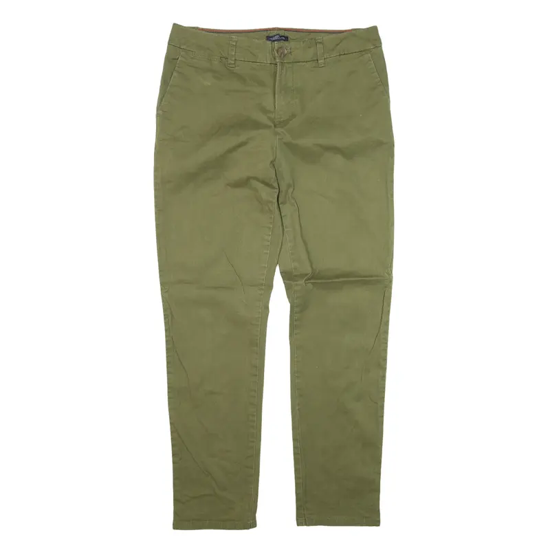 TOMMY HILFIGER Trousers Green Regular Tapered Womens W32 L28