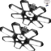 LED Garage Light 32W 2628LM Deformable Bright Shop Ceiling Bulb Lamp, LED Workshop Ceiling Light, E26/E27 6500k, Barn, Ware...