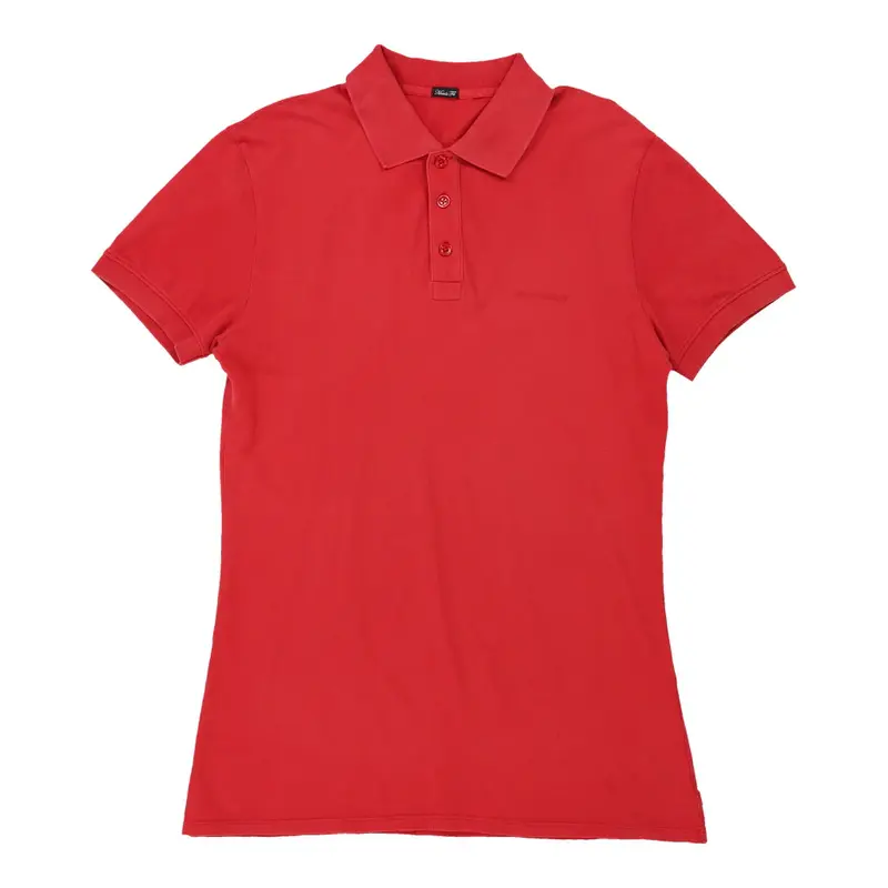 Muscle Fit Emporio Armani Polo Shirt - XL Red Cotton