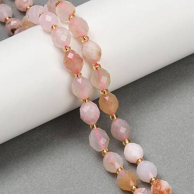 Natural Cherry Blossom Agate Beads Strands