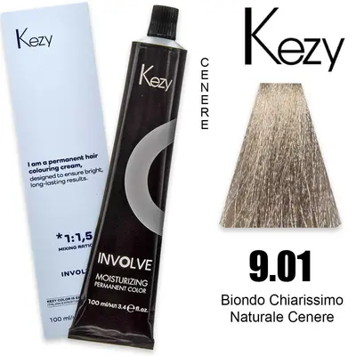 Kezy Involve Color 100 Ml Biondo Chiarissimo Naturale Cenere 9.01