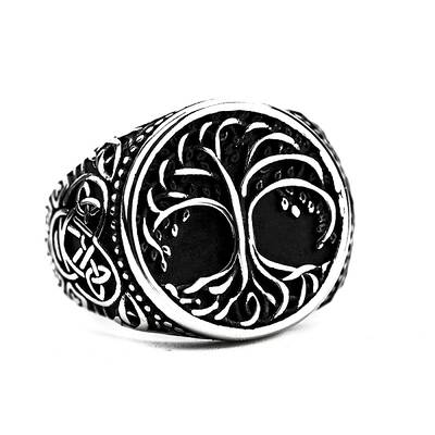 Stainless Steel Wide Band Rings