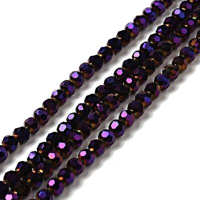 Electroplate Glass Bead Strands
