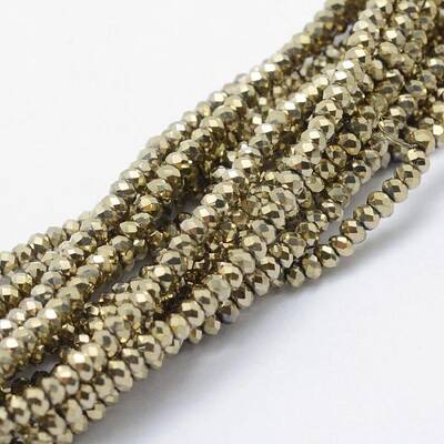 Electroplate Glass Beads Strands
