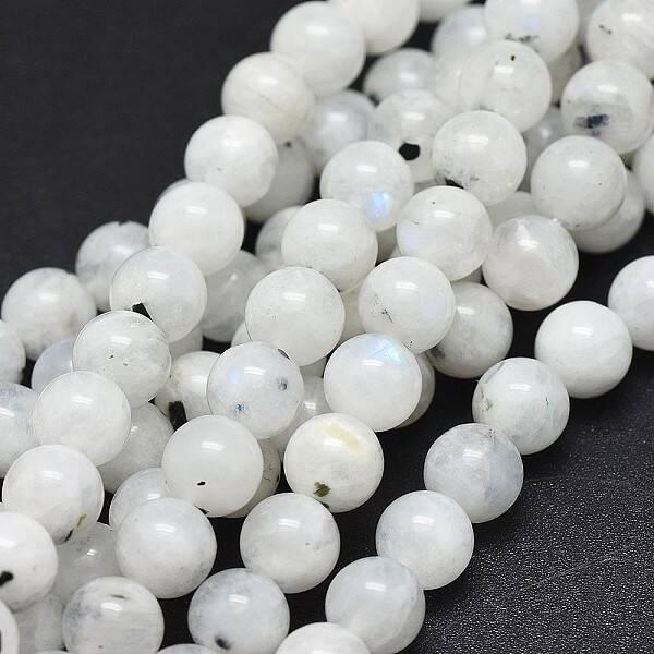 Natural Rainbow Moonstone Beads Strands