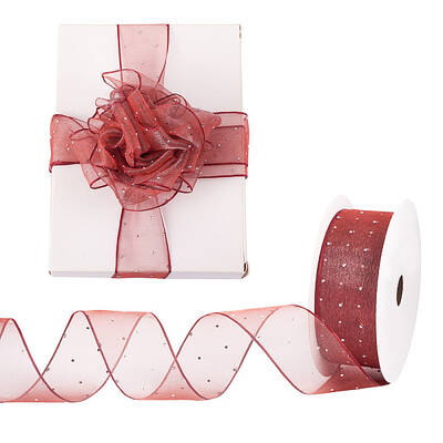 9M Polyester Rhinestone Ribbon