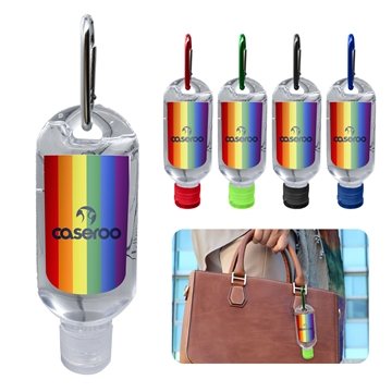 400 Customized Pride Sanitizer - 75% Alcohol & Carabiner