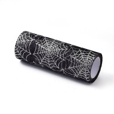 Spider Deco Mesh Ribbons