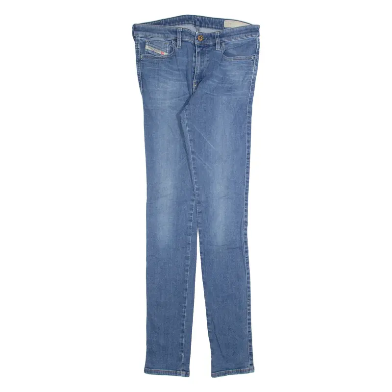DIESEL Womens Jeans Blue Slim Skinny Stone Wash W28 L32