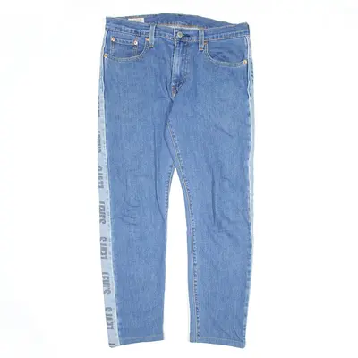 LEVI'S Hi-Ball BIG E Spell Out Jeans Blue Denim Slim Skinny Mens W30 L27