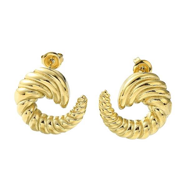 Ion Plating(IP) 304 Stainless Steel Stud Earrings
